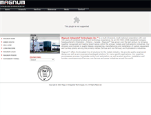 Tablet Screenshot of magnum-integrated.com